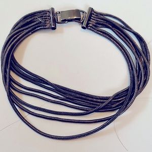 Black Metal Chains Bracelet